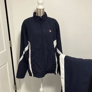 FILA Mens track suit sz XL Good condition Lightweight